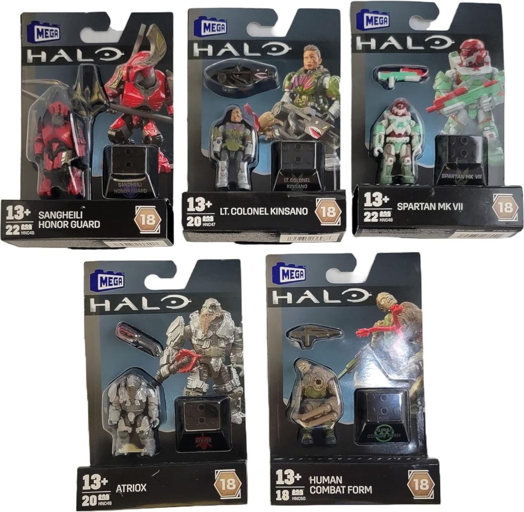  MEGA Halo Infinite Toy Vehicle Building Set, UNSC Wasp  Onslaught Aircraft with 4 Poseable, Collectable Micro Action Figures and  Accessories : Toys & Games